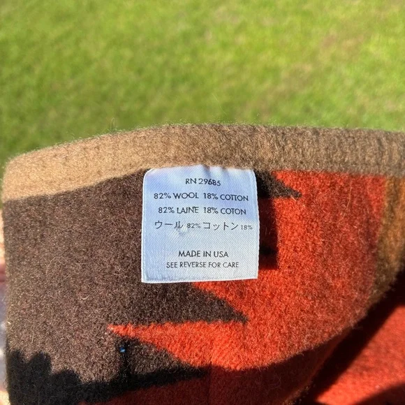 Vintage Pendleton Beaver State SAGUARO Native American Wool Blanket - Picture 5 of 8